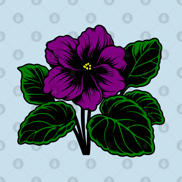 African Violet by KayBee Gift Shop