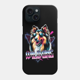 Wild One Collie Dog Phone Case