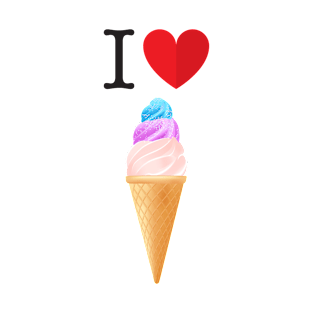 I Love Ice Cream T-Shirt