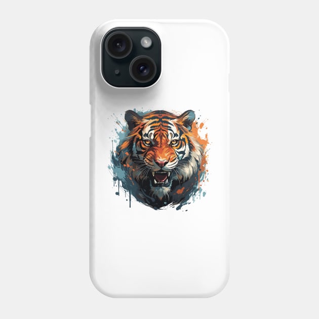 Bengal Tiger – Royal Tiger Face Phone Case by Infinitee Shirts