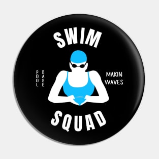 Women Breaststroke Swim Squad Girls Swimming Gift Pin