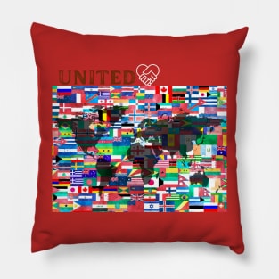 united countries Pillow