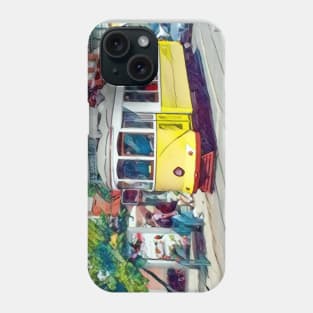 Yellow Lisbon Tram Phone Case