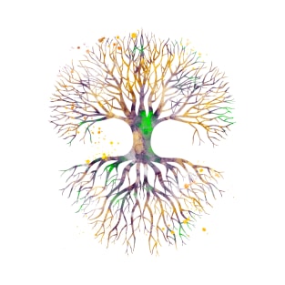 Tree of life watercolor painting 1 T-Shirt