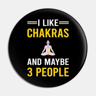 3 People Chakra Chakras Pin