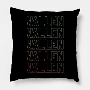 Wallen Name Pattern Pillow