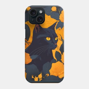 Вombay cat. Style vector (yellow version bombay cat) Phone Case