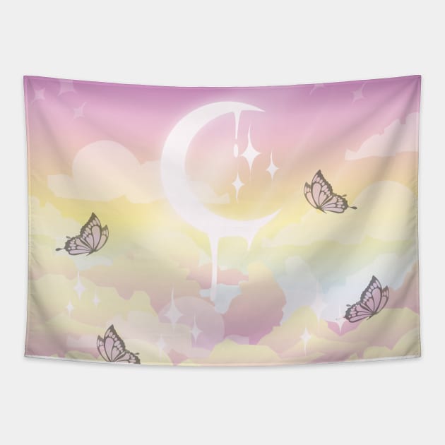 dreamy clouds l dreamy aesthetic Tapestry by Bossin