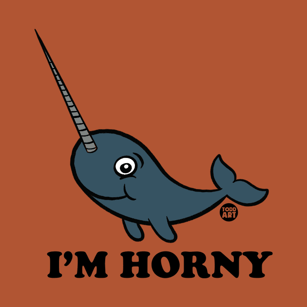 HONRY NARWHAL by toddgoldmanart