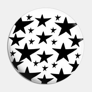 Black stars pattern Pin