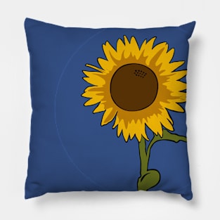 Sunflower and Sky Pillow