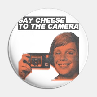 say cheese to the camera vintage 80s Pin