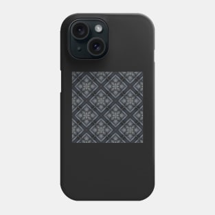 Vintage dark, goth retro pattern Phone Case