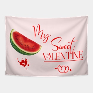 Sweet Valentine with Watermelon Tapestry