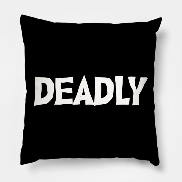 Deadly Monster Pillow by @johnnehill