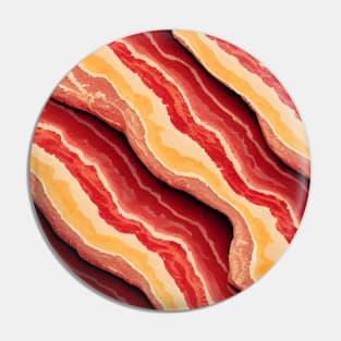 Bacon stripes Pin