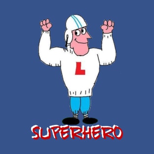 SuperHero Letterman T-Shirt