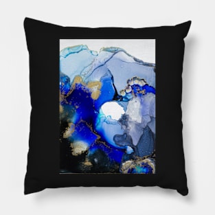 Blue wave Pillow