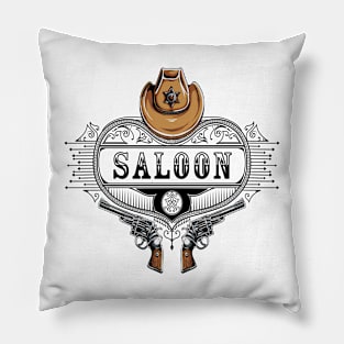 SALOON T SHIRT Pillow