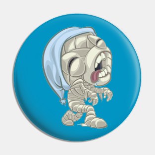 tired mummy Pin