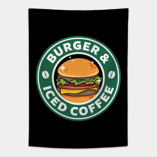 Burger and Iced Coffee Tapestry