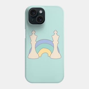 Chess King and Rainbow Phone Case