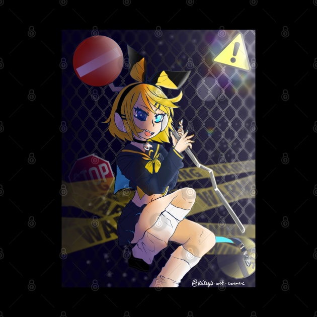 Kagamine Rin bring it on version 2 by Wiley Blue 