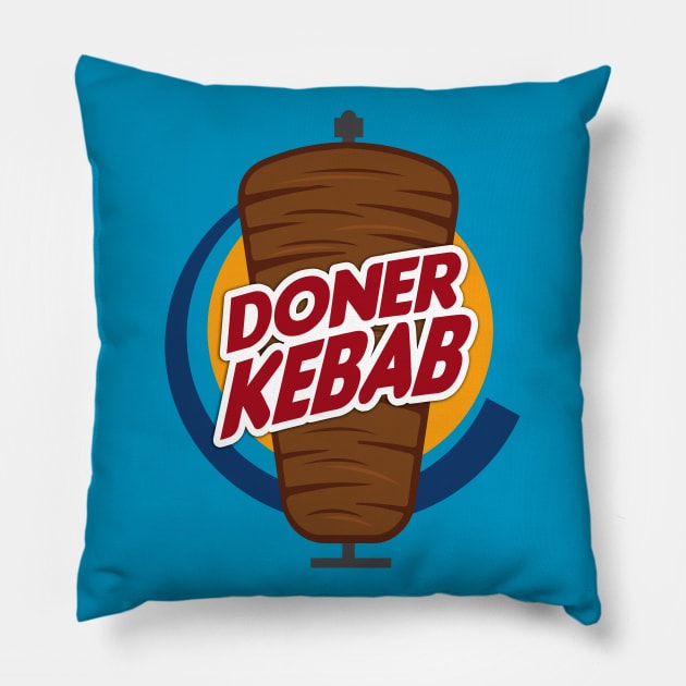 Doner Kebab Pillow by biggeek