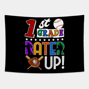 1st Grade Batter-up! Baseball Back to School Tapestry