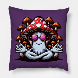 Elevated Magic Mushroom Pillow