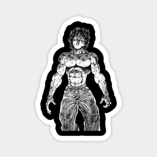 Manga Baki Magnet by NotMixt