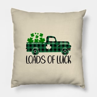 Loads Of Luck Truck Pillow