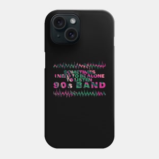 90s band abstract sound pink art Phone Case