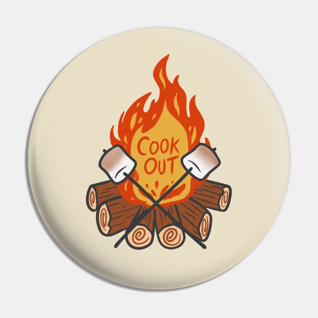 Cookout Campfire Pin by noellelucia713