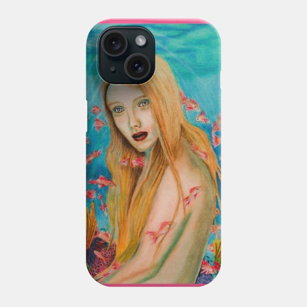 Mermaid Phone Case by teenamarie23art