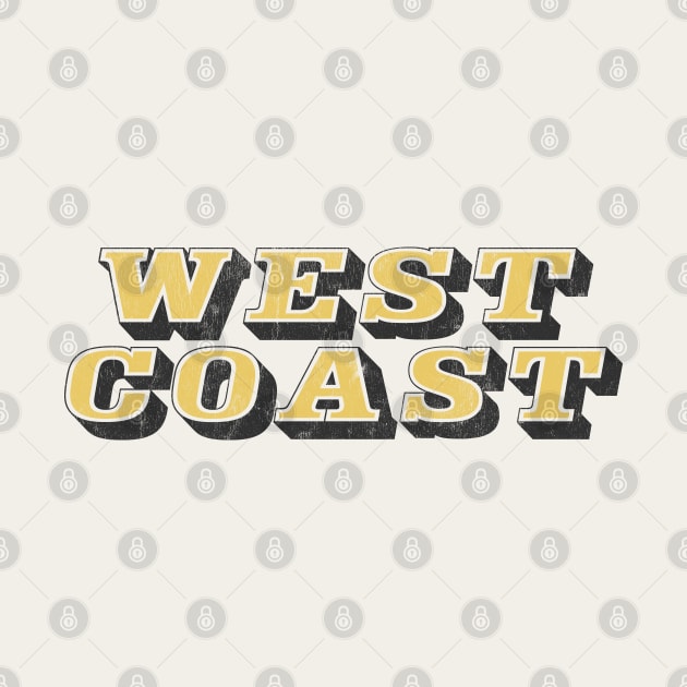 West Coast /// 90s Hip Hop Fan Design by DankFutura