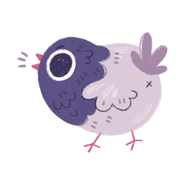 Angry Pigeon by Niamh Smith Illustrations