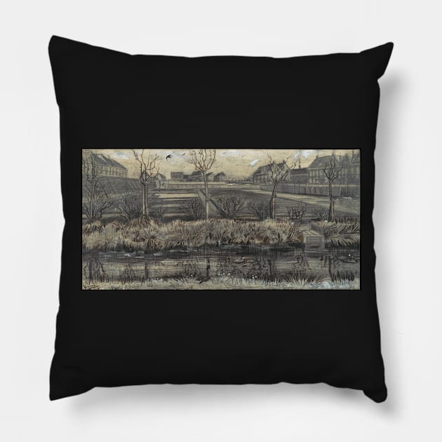 Nursery on Schenkweg Pillow by VincentvanGogh