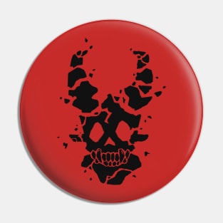 Exploding Demon - Printed on Back Pin