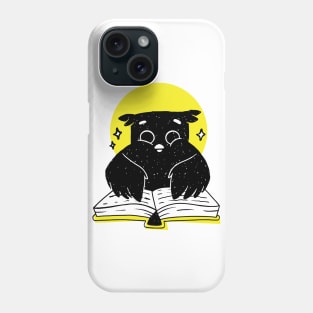 Owl Reading A Book Phone Case