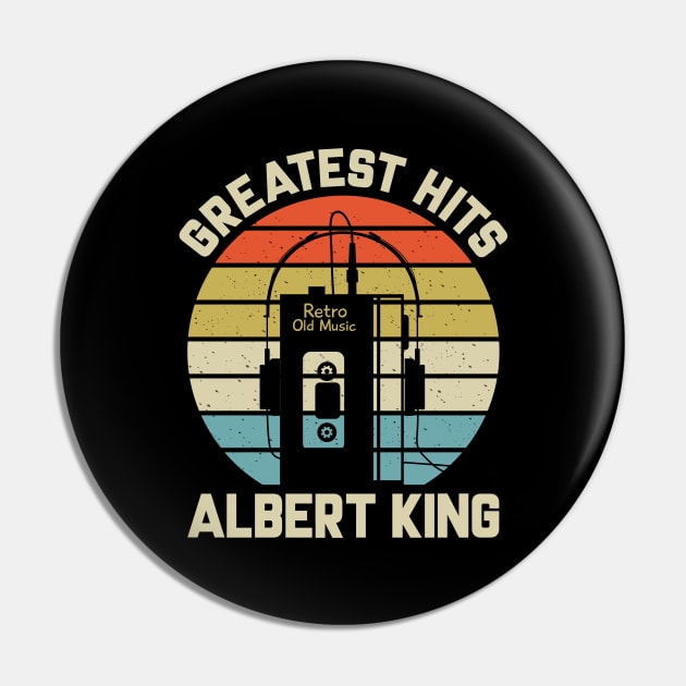 Greatest Hits Albert Retro Walkman King Vintage Art Pin by Dinosaur Mask Store