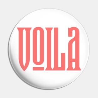 Voilà. French Pin