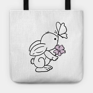 Hase mit Schmetterling Tote