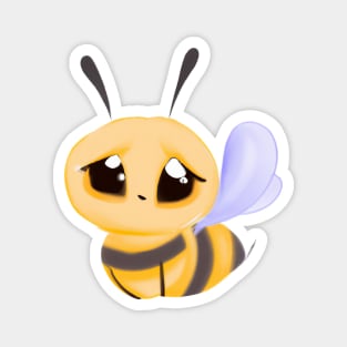 Cute Bee Drawing Magnet