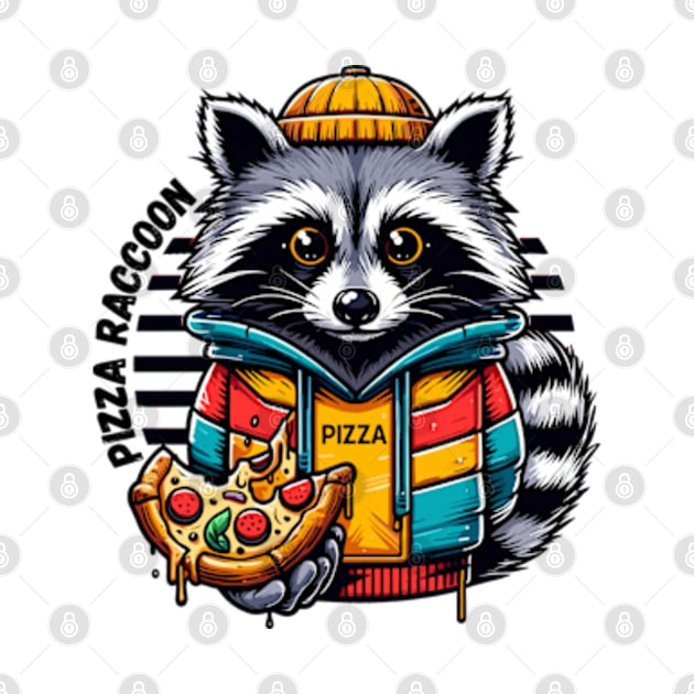 Pizza Raccoon by StyleTops