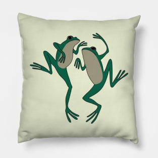 Dancing frogs Pillow