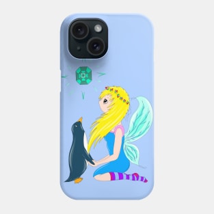 Aquamarine Crystal Fairy Phone Case