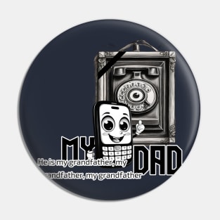 Retro Rotary Dial grand grand grand father mobile phone Pin