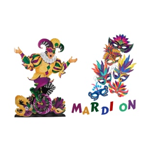 Mardi gras, mardi on T-Shirt