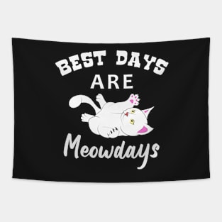 Best Days Are Meowdays Tapestry